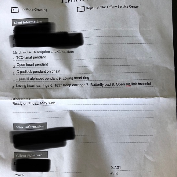 Tiffany & Co Elsa Peretti open heart Necklace - Picture 8 of 8